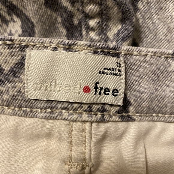 Aritzia Wilfred Free Kesley  Snake Print Pencil‎ Skirt - Picture 11 of 11